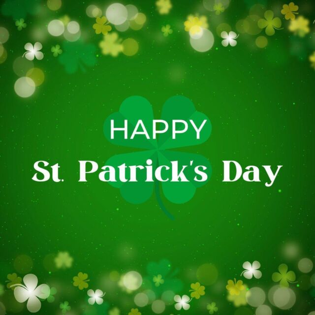 Happy St. Patrick's Day!

Wishing you all a lucky day 🍀