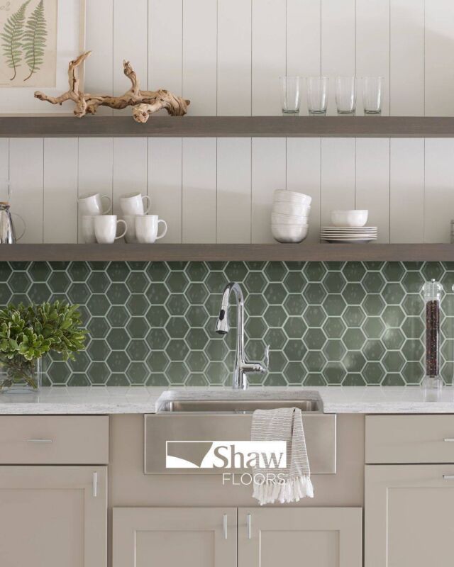Feeling lucky? You should! Shaw floors bring the magic into every kitchen. 🍀✨
Visit Concept Flooring Inc. to view more of Shaw Floors backsplash options! #shawfloors #floors