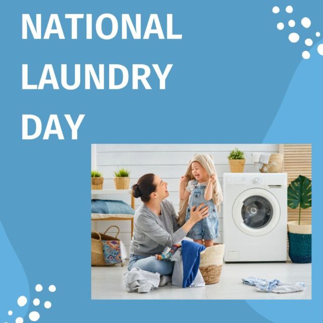 For #NationalLaundryDay we are challenging you to wash, dry, fold, AND put all of your clothes away in the same day. 🧺