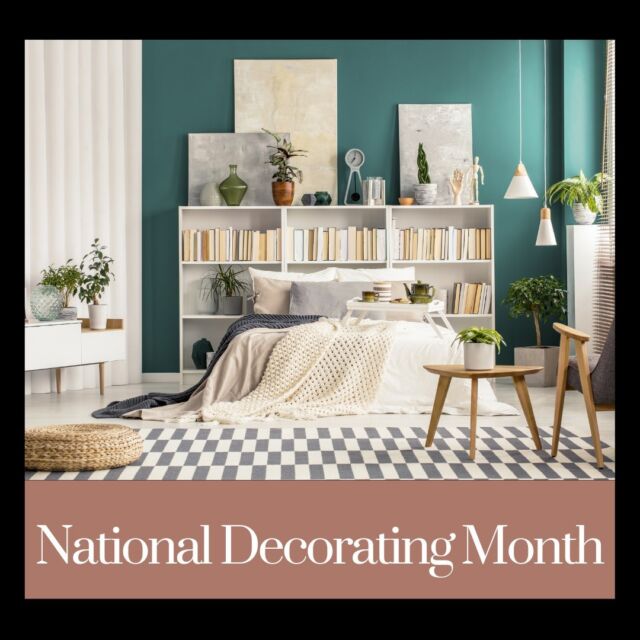 Brighten up your home during #NationalDecoratingMonth 🌟